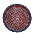 Tavolino-Pouf in Resina Intrecciata a Mano