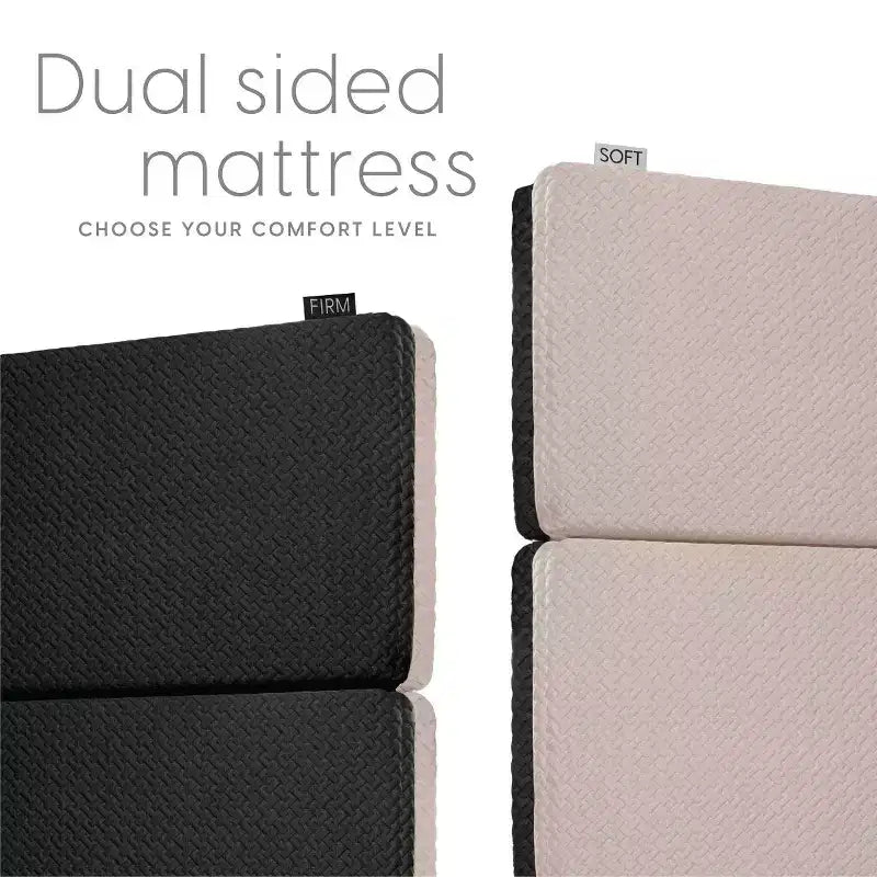 Materasso in memory foam a tre ante bifacciale premium da 6 pollici