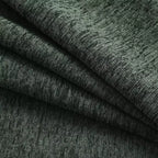Divano componibile oversize in ciniglia con pouf contenitore e tasche, porta telefono regolabile e porte di ricarica
