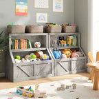 Libreria per bambini, mobile contenitore con dispositivo antiribaltamento, contenitore organizer impermeabile per bambini piccoli per la cameretta, la sala giochi, la camera da letto, il corridoio