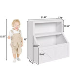 Libreria per bambini, mobile contenitore con dispositivo antiribaltamento, contenitore organizer impermeabile per bambini piccoli per la cameretta, la sala giochi, la camera da letto, il corridoio