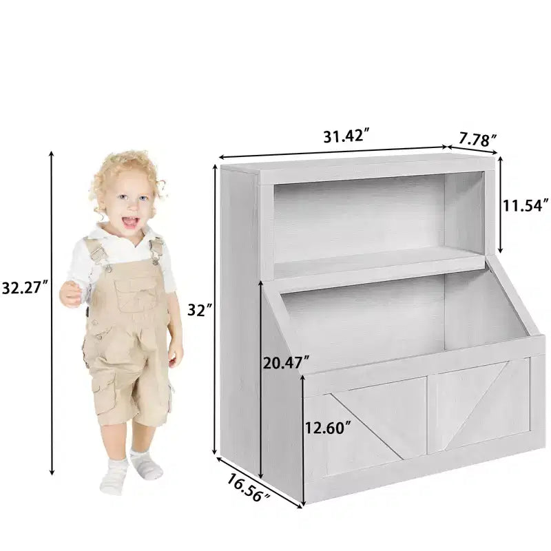 Libreria per bambini, mobile contenitore con dispositivo antiribaltamento, contenitore organizer impermeabile per bambini piccoli per la cameretta, la sala giochi, la camera da letto, il corridoio