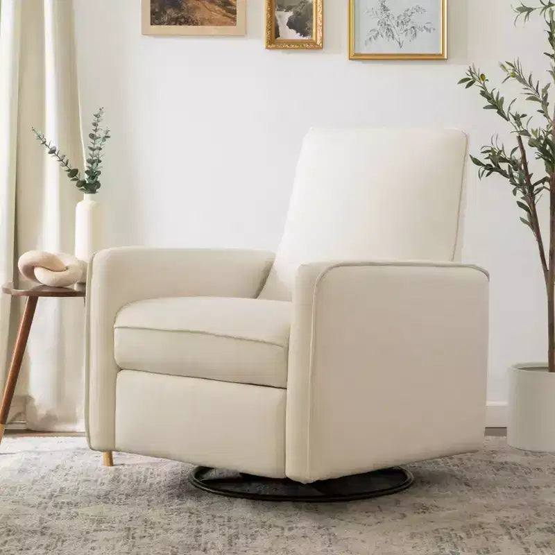 Poltrona reclinabile Penny con base girevole e dondolo
