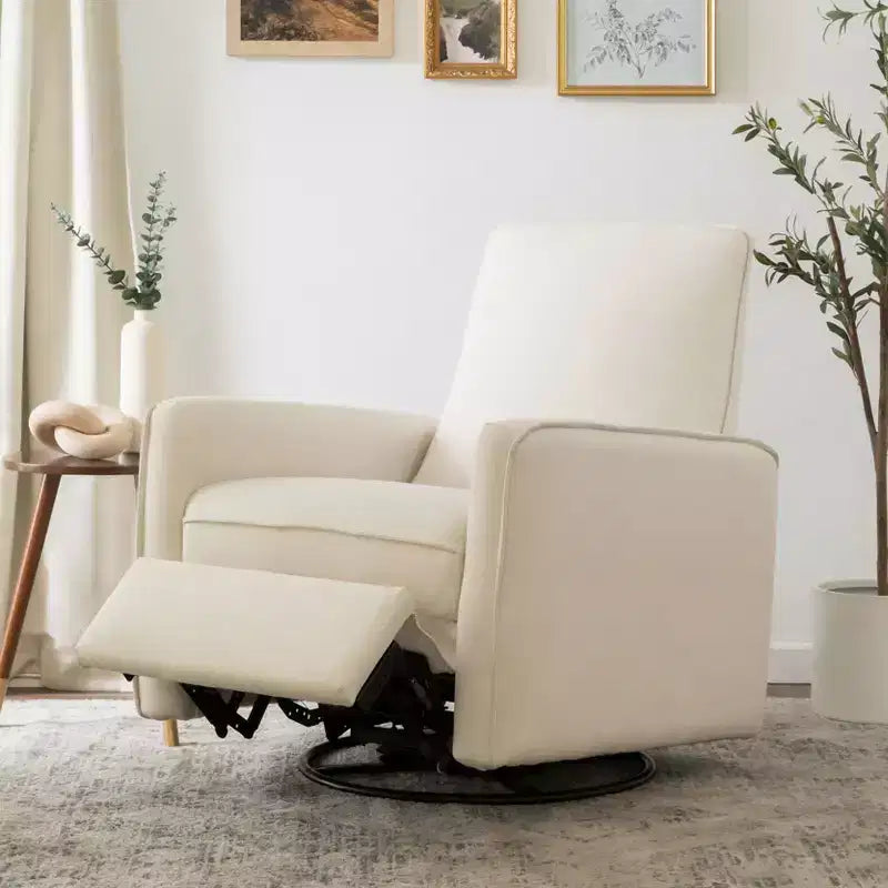 Poltrona reclinabile Penny con base girevole e dondolo