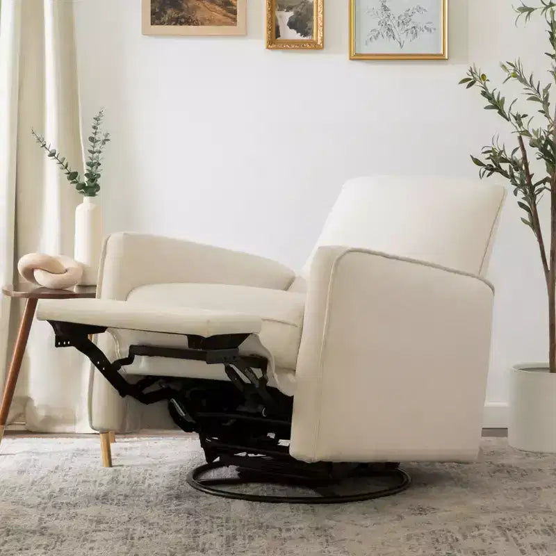 Poltrona reclinabile Penny con base girevole e dondolo