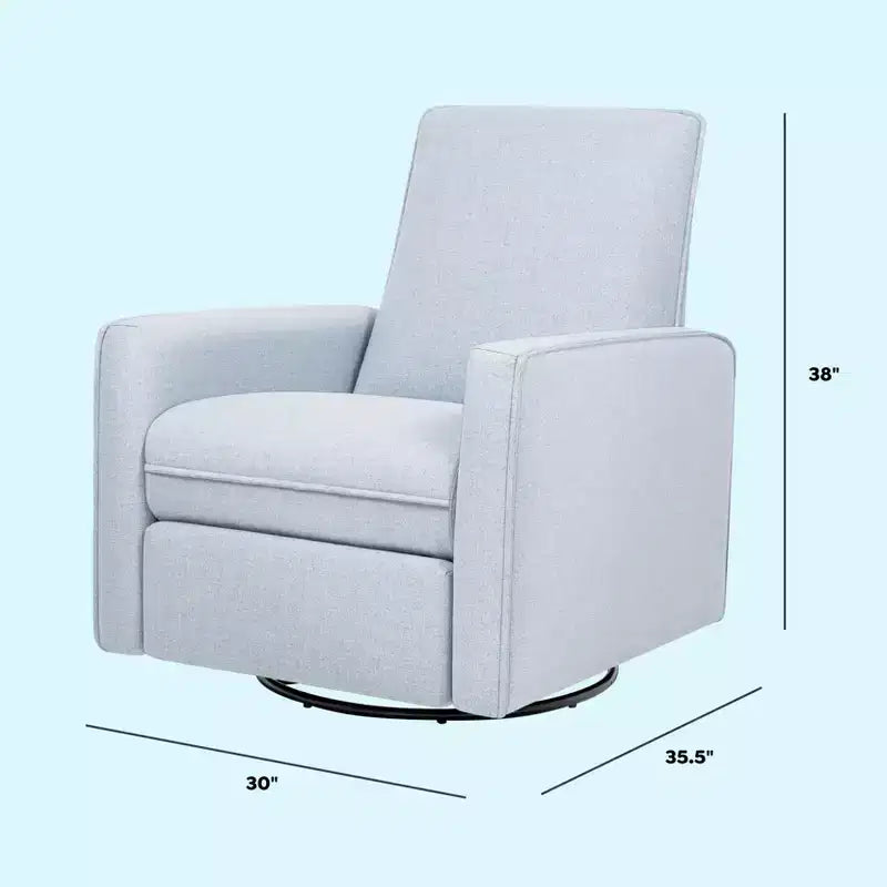 Poltrona reclinabile Penny con base girevole e dondolo