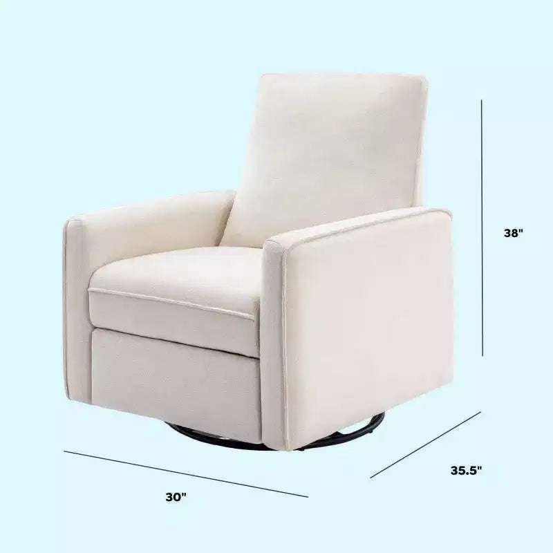 Poltrona reclinabile Penny con base girevole e dondolo