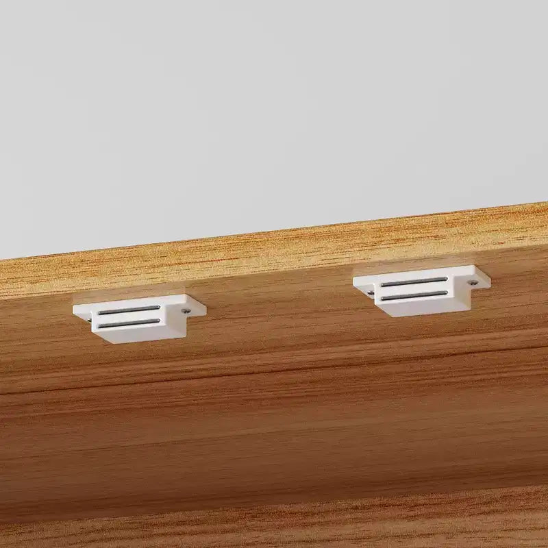Mobile Dispensa da Cucina con Ante Magnetiche Effetto Legno, Ripiani Regolabili e Cassetto Contenitore