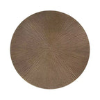 Piedistallo e Porta Piante Engles Regolabile in Metallo Goffrato, 25x25x76 cm, Oro e Nero