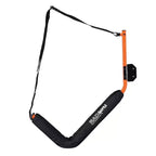 Porta Kayak - Due Supporti Autoportanti da 53 1/8 pollici con Bracci Doppi e Cinghie Regolabili - Contiene 2 Canoe, SUP, Paddleboard